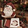 Pre-cut Fabric Christmas Patchwork Art Painting Kit Christmas Tree Patchwork Fabric Kit  Friend