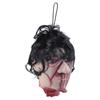 Cabeza de Muerto Colgante con Cadena Accesorios de Cabeza de Halloween Parte del Cuerpo de Muerto Sangrienta Aterradora Accesorios de Cabeza Cortada Colgantes