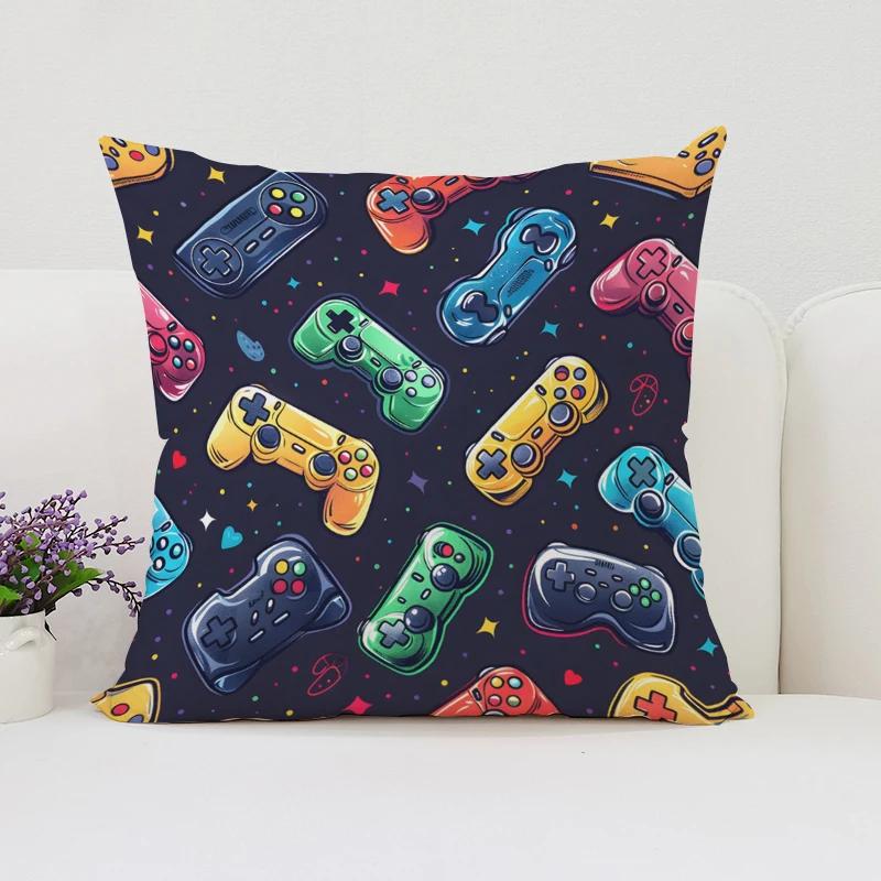 Home Decor TV Game Fan Style Square Pillowcase Cushion Cover Anime New Design Gamer Grip Printed 45x45 Gift for Kids