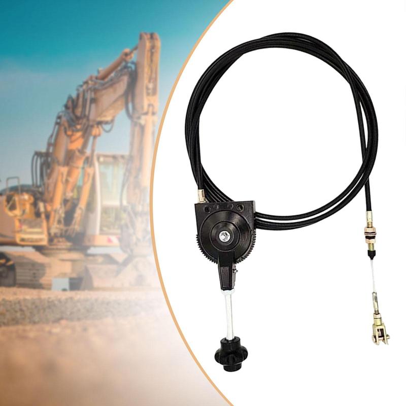 Excavator Heavy Equipment Throttle Cable Manual Steel Controller Flexible Wire for Harvester and Construction Site