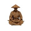 Sitting Pose Warrior Figurine 3D Printed Samurai Sculpture Creative Ninja Ornaments  Home