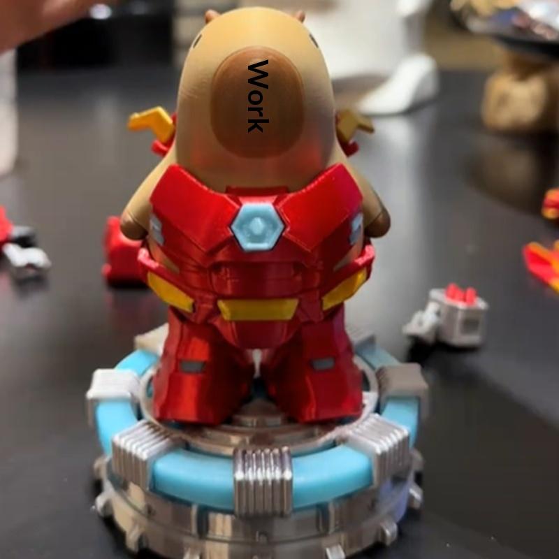 New Low Price Darth Vader High Quality Capybara Iron Man Magnetic Suit 3d Printed Handmade Collectible Figurine Model Toy Gift