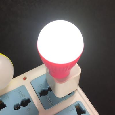 Lampadina portatile Mini USB LED Campeggio Escursionismo all'aperto Risparmio energetico Lampada notturna