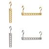 Space Saving Lightweight Garment Rack 6/8 Hooks For Scarves Ties Towels Foldable Storage Solution Closet Essential