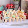 12 Hole Acrylic Cone Rack for Ice Cream Food Cones For Charcuterie Appetizers and Salads with Transparent Material