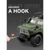 1/20 Armored Vehicles Anti Riot Vehicles Alloy Die Cast Toy Car Model Sound and Light Children's Toy Collectibles Birthday Gift