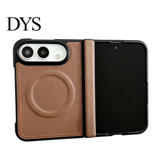 Enhanced Lens Protection Cover Magnetic Case for IPhone 18, Faux Leather Phone with Hinge Lightweight Protection, Full Body Shockproof Protective