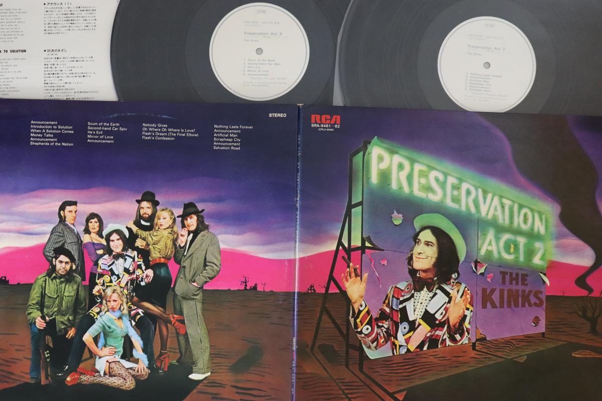 

LP Record KINKS - Preservation Act 2 SRA946162PROMO RCA 1974 Japan Rock Used