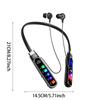 New Bluetooth6.0Neckband Headphones Equipped with a Battery Display K Song Echo Function HIFI Stereo Support TypeC Long-lasting Battery Life