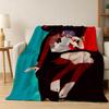 C-Chainsaw M-Man The Movie Reze Arc 3D Flannel Blanket Soft Throw Blanket Art For Home Decor Bedroom Bed Sofa Picnic Fans Gifts