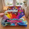 Trolls World Tour Print 3Pcs Bedding Setduvet Cover With 2 Bedropillowcase Home Birthday Gift