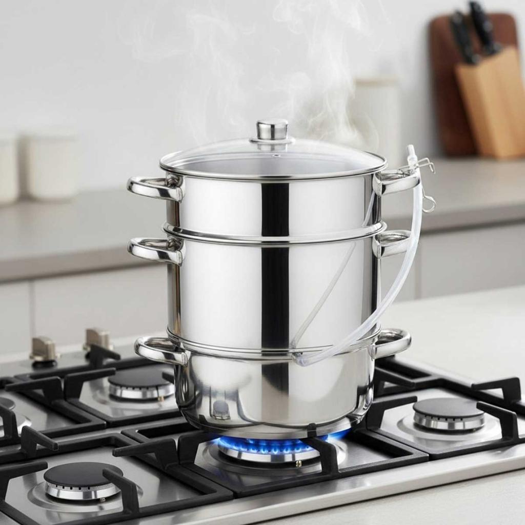 Steam Juicer 8L Induction Gas Klausberg Kb-9032 Juice Pot