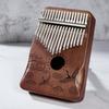 Kalimba 17 tasti in mogano Thumb Piano Mbira Strumento musicale Africa Finger Piano Teclado Instrumento
