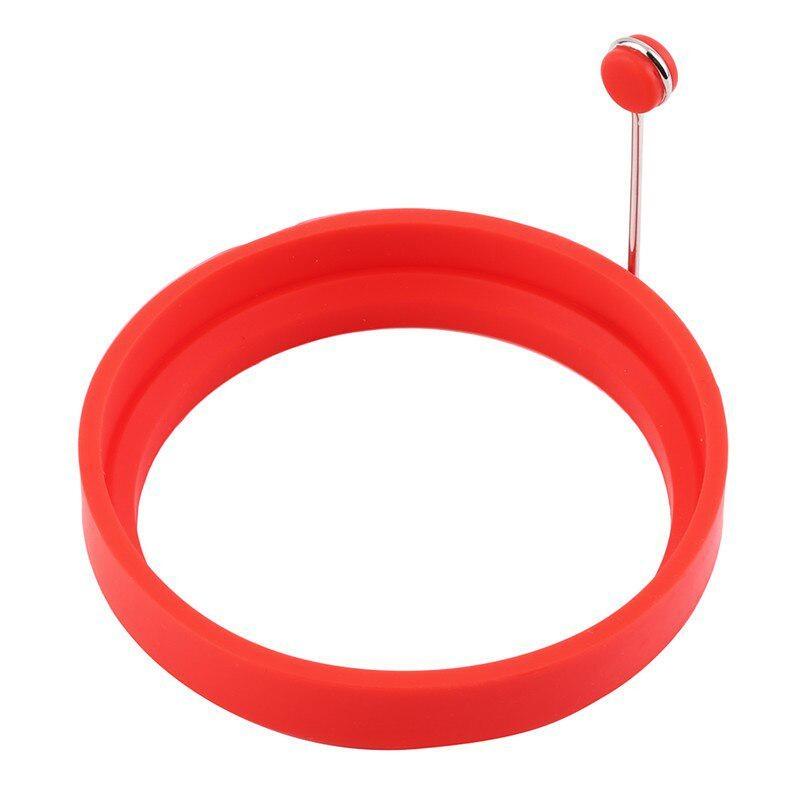 Stampo per frittata in silicone a forma rotonda per uova, frittura, pancake, stampo per colazione, essenziale