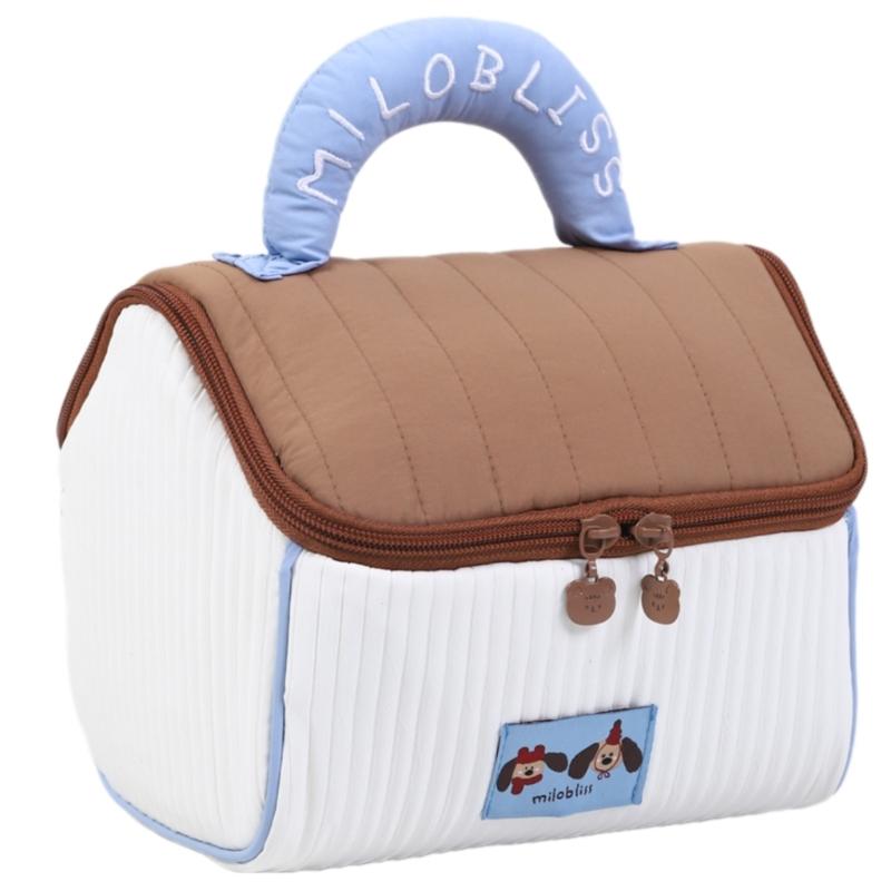 Cosmetic Bag Large Capacity Toiletry Bag Makeup Bag Skincare Storage Bag Lovely House Wash Bag for Women and Girls