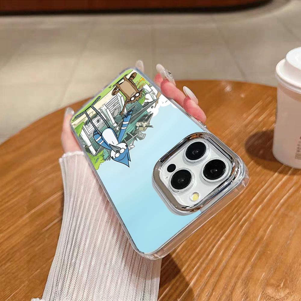 R-RegularS C-Cute Show Phone Case For Iphone 17 16 15 14 13 12 11 Pro Max Xr Air Plus Silicone Cover Silver Hard Shell Cover iPhone 16 Pro