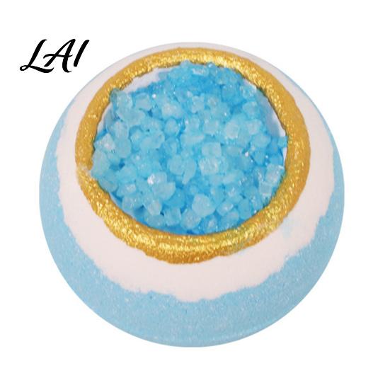 Relaxing Bath Bombs 100G Handmade Sea Salt Bombs Natural Plants Extract Essential Oils Fizzies Soothing Ball Dry Skin Moisturizing Shower