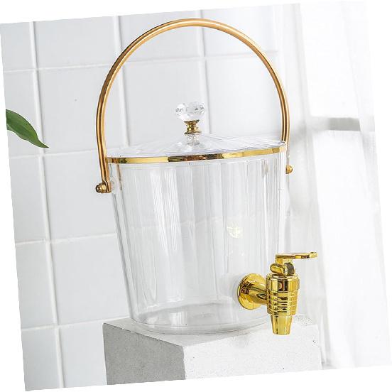 Ciieeo Drink Dispenser with Faucet Portable Beverage Container for Parties Juice Dispenser with Lid for Home and Outdoor Events Easy to Use and