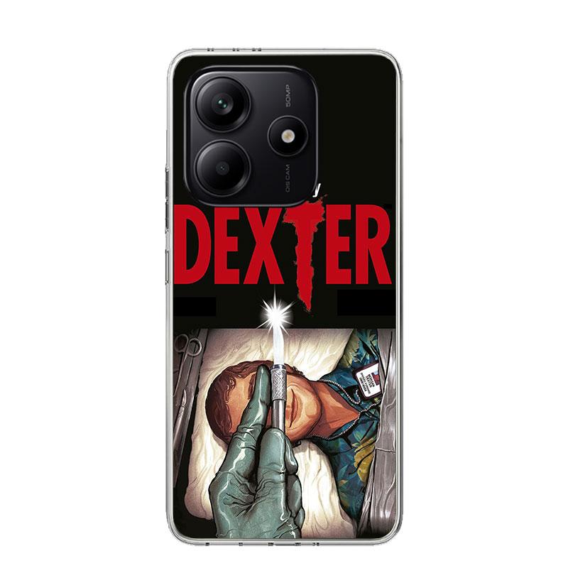 TV Show Dexter Morgan Phone Case For Xiaomi Redmi Note 15 14 13 12S 12 Pro Plus 11S 11E 11 11T 10S 10 Art Soft Pattern Cover Red