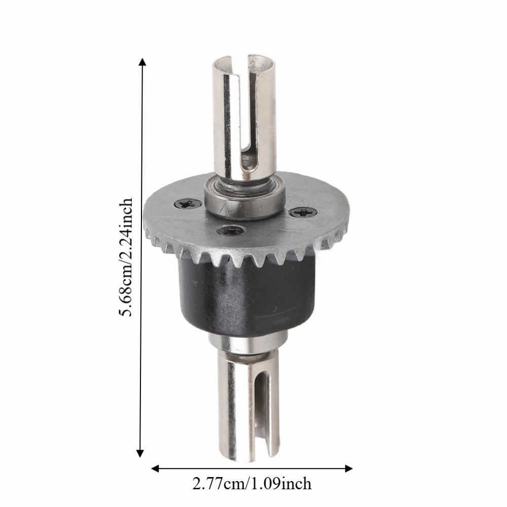 Zinc Alloy RC Car Differential for WLTOYS 12428/12427/12428-A B C D/12423/12628/124006 1/12 RC Car