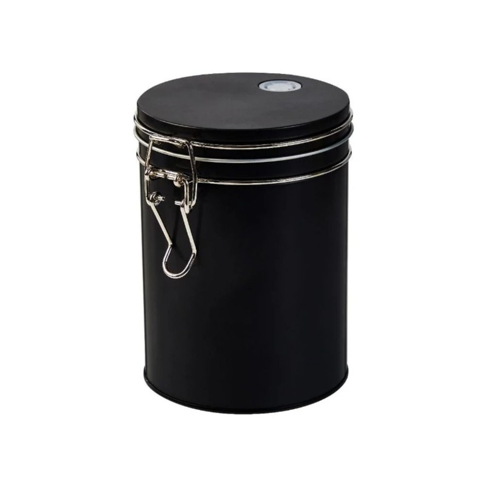 with Check Valve Beans Storage Container Tinplate Coffee Storage Jar Food Storage Box  Sugar