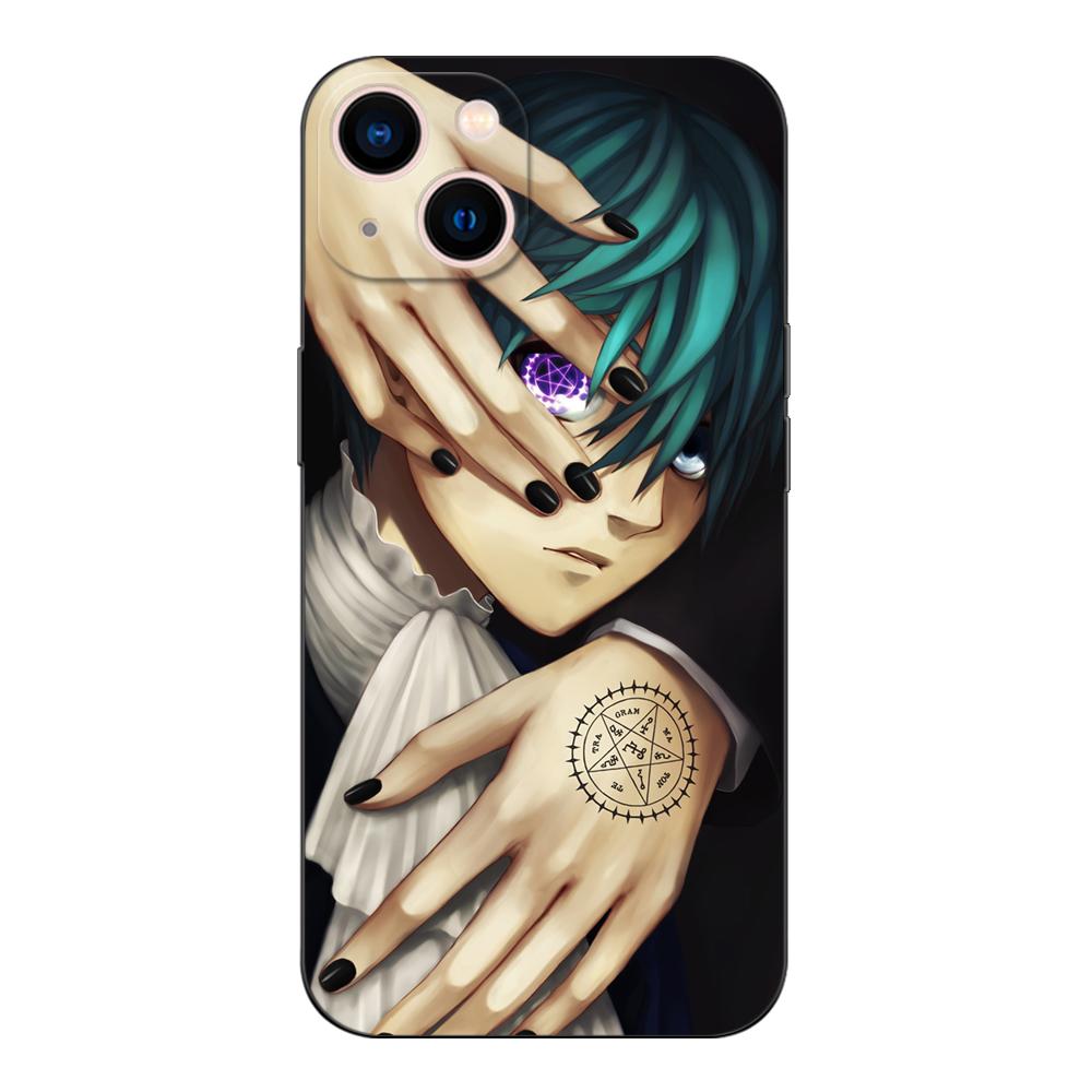 Black Tpu Case For OPPO A11S A15 A15S A16 A16S A16K A16E K3 K10 K9S ACE2 5G black butler
