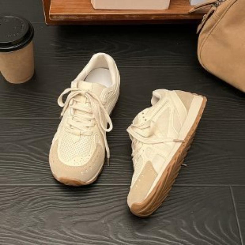 Spring and Autumn New Color Matching Little White Shoes Mesh Sports Running Casual Sports Shoes Women