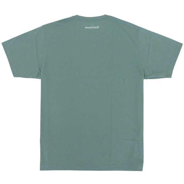 Montbell Wickron T-shirt Camp Bear Men's Women's Uv Protection Blue Green