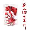 Christmas Tree Ornament Cartoon Snowman Candy Boot Sweet Hanging Decoration for Winter Holiday Party Decorations