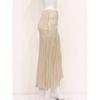 Specchio Rose Pleated Woven Long Skirt 441 244