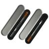 Aluminum Handle Coffee Brush Bar Groove Cleaning Brush Dusting Espresso Long Handle Brush for Bean Grain Coffee