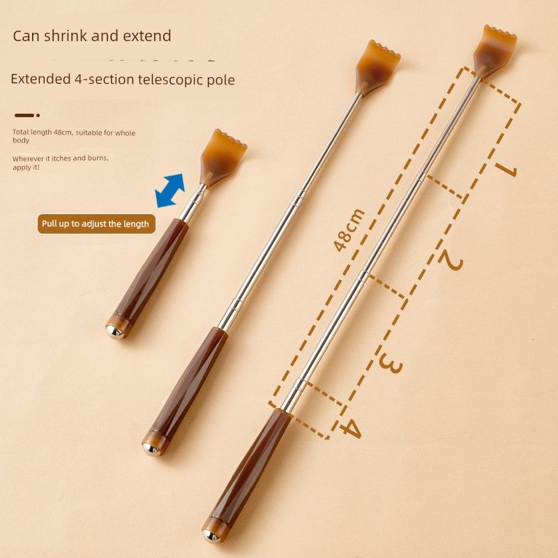 Multifunctional Back Scratcher, Extendable Scratcher, No Need to Ask for Help, Back Scratcher Rake