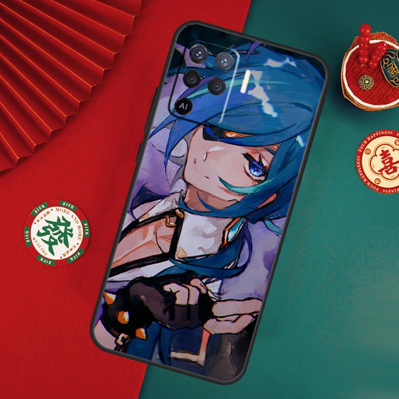 Genshin Impact Kaeya Case For Oppo A6 A5 Pro A15 A18 A38 A58 A78 A98 A54 A74 A94 A17 A57 A80 A60 A40 A16 A76 A96
