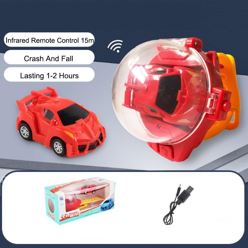 Watch 15m Childrens Infrared Remote Control Toy Car Birthday Gift Charging Usb