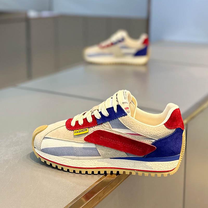 Tênis de Moda Masculino Verão 2025 Cano Baixo com Cadarço: Sapatos Casuais Confortáveis, Leves, Modernos e Simples