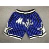 Just Don Retro Americano Mágico Pantalones Cortos Deportivos Bordados para Hombre Pantalones Cortos de Baloncesto High Street Pantalones Cortos del Equipo Lakers Pantalones Cortos de Cinco Puntos