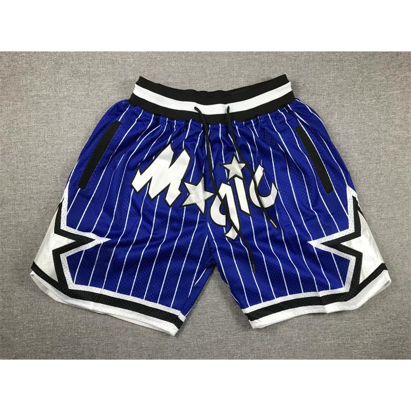 Just Don Retro Americano Mágico Pantalones Cortos Deportivos Bordados para Hombre Pantalones Cortos de Baloncesto High Street Pantalones Cortos del Equipo Lakers Pantalones Cortos de Cinco Puntos