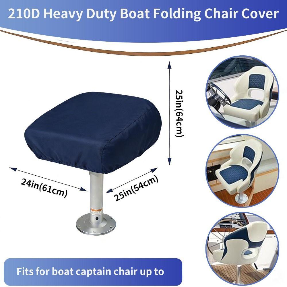 Housse de Chaise de Bateau Flottante Pliante Tissu Oxford 210D Housses de Chaise de Pêche Protection de Siège