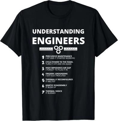 Ingenieure verstehen - Lustiges sarkastisches Ingenieur-Unisex-T-Shirt