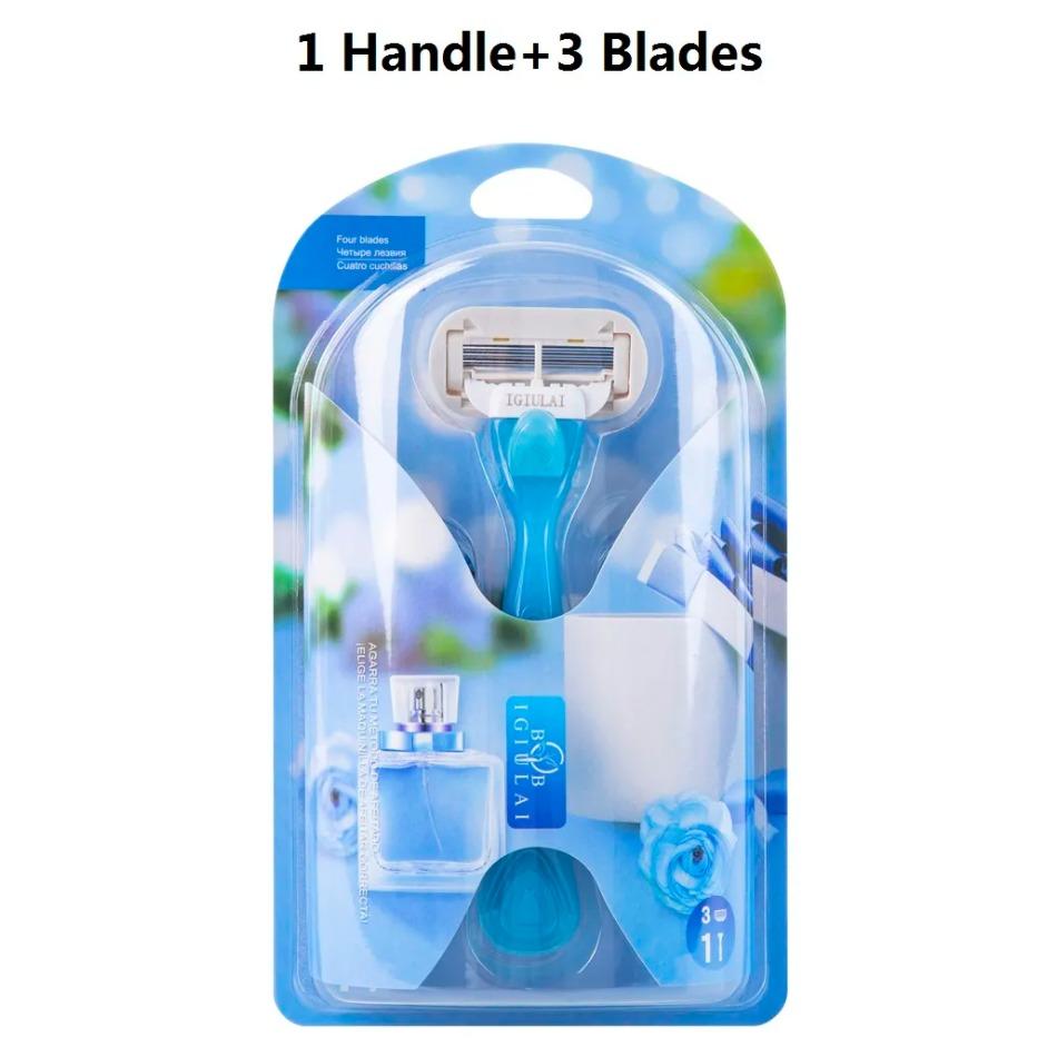 Women Body Hair Shaving Razor Blades Lady Hair Removal Shaver Epilator Bikini Underarm Shaving Razor