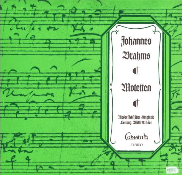12inch Record JOHANNES BRAHMS  NIEDERSCHSISCHER  Motetten CMS30022 Camerata Germany Classical Used