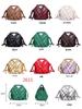 Large Capacity Hand-Woven Triangle Magnetic Buckle Crossbody Vegetable Basket Bag