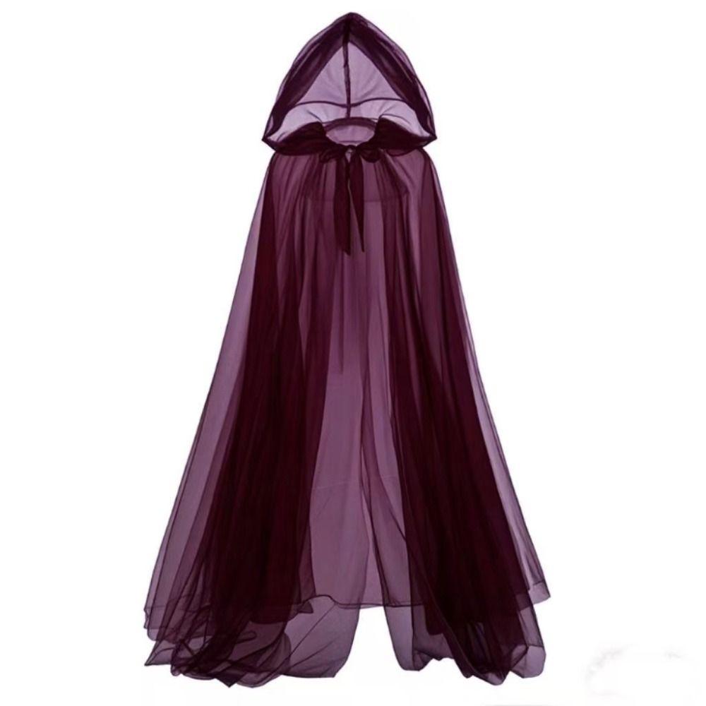 Šněrovací pláště Vintage Vintage Plášť s kapucí Nový design Cosplay kostým