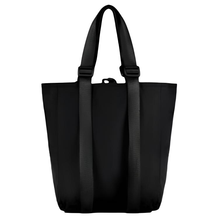 New Balance Solid Color Simple Versatile Logo Print Fabric Tote Bag Shopping Bag Shoulder Bag Regular Couple Style Unisex tote bags Black LAB52413-BK