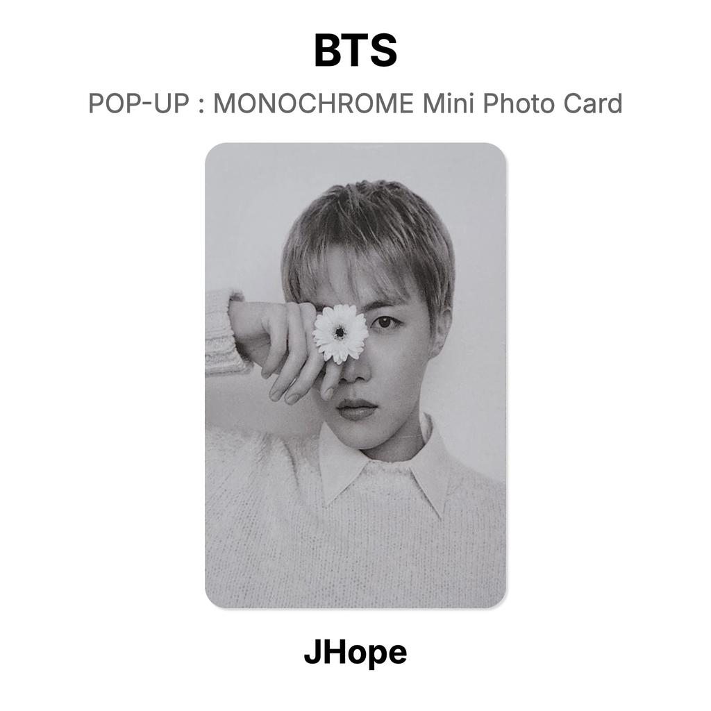 BTS SURGIR : TARJETA FOTOGRÁFICA MINI MONOCROMÁTICA Fotocarte Oficial