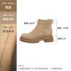 Cowhide version~ 8cm short boots for women in stock, new versatile matte leather thick-soled Martin boots in autumn 2025