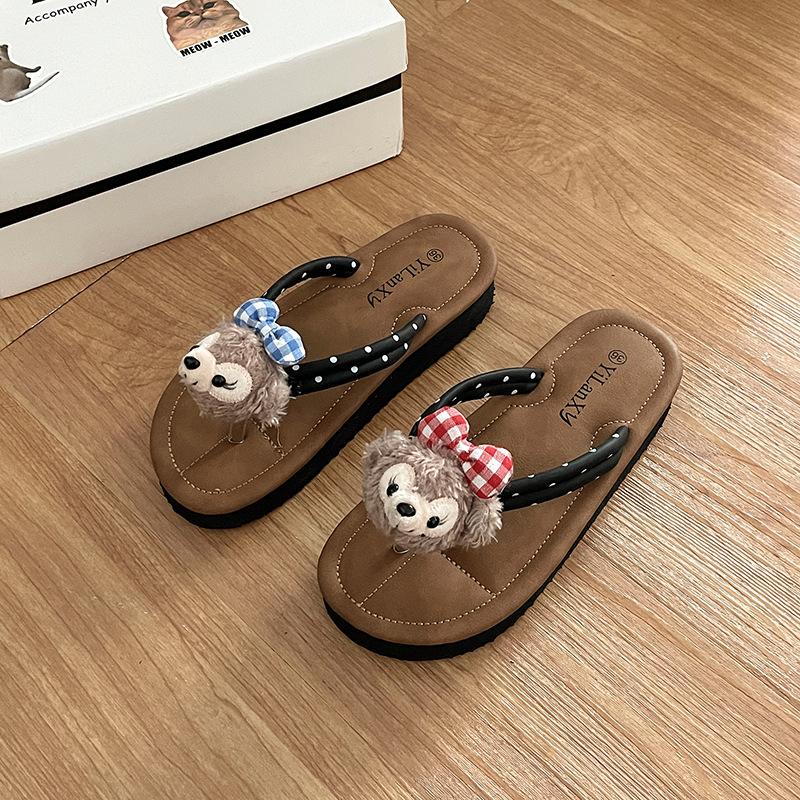 

Шлепанцы Shirley Rose на толстой подошве, модные весенне-летние универсальные повседневные нишевые пляжные уличные тапочки на плоской подошве, тренд 35