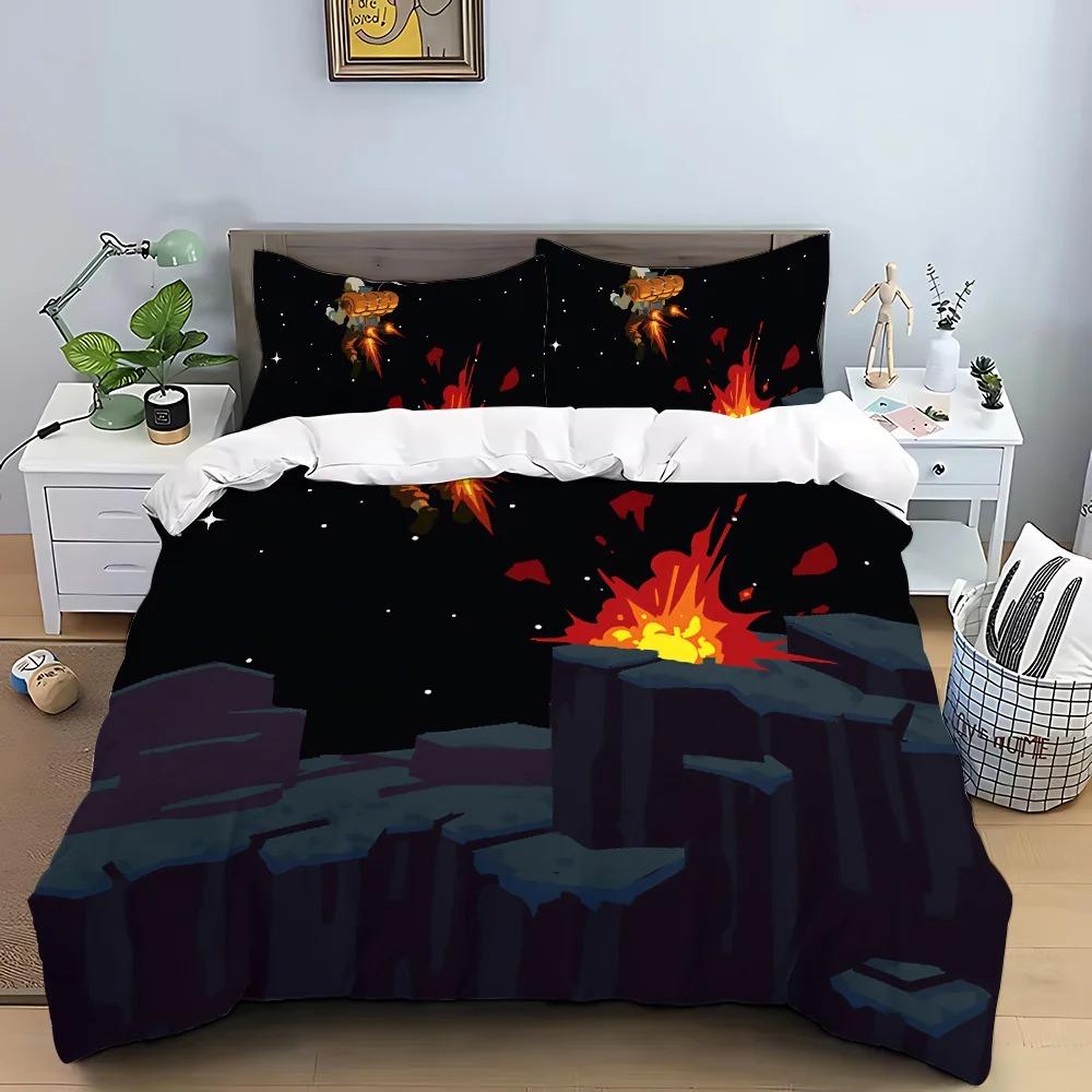 Game Outer Wilds Duvet Cover Pillowcase Bedding Set Adult Boy Girl Beroom Decoration Children Single Double Large Size