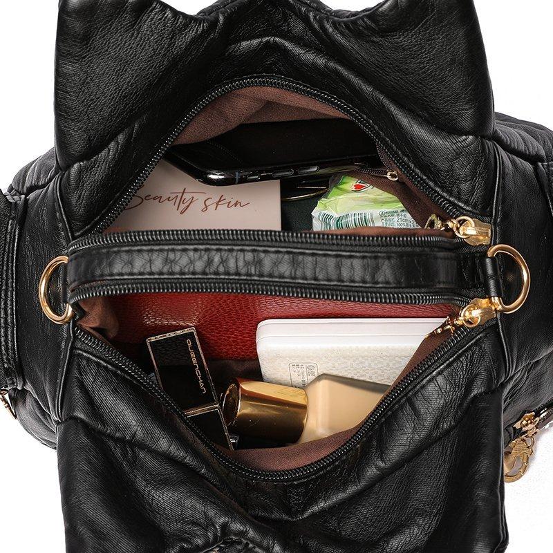 Borsa A Tracolla Singola Da Donna Di Grande Capacà In Pelle PU Con Trama Alla Moda Con Borsa A Tracolla Con Ciondolo Piccola Borsa Autunno Inverno 251010 Da 23,44 € | DHgate