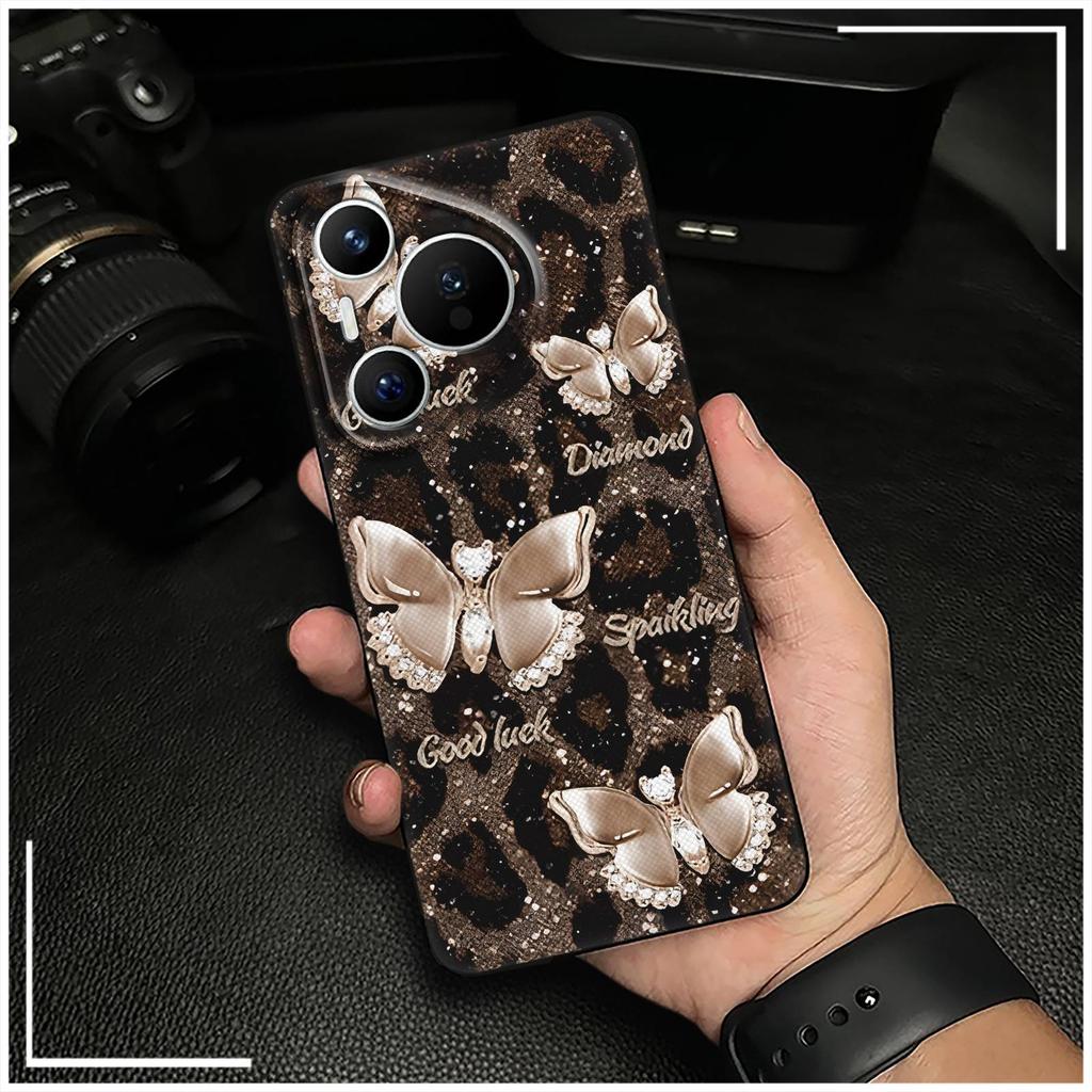 Ölgemälde Staubdichte Handyhülle für Huawei P70 Pro/Pura 70 Pro+ Stoßfestes TPU Langlebig Cartoon Vollständiger Rundumschutz Weiche Hülle